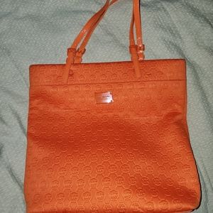 Michael Kors Large orange tote bag